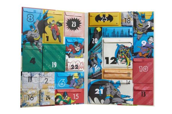 The Official BatmanT Advent Calendar: Christmas in Gotham City: 25 Days of Surprises with Mini Books, Mementos, and More! (Batman Books, Fun Holiday Advent Calendar, Super Hero)
