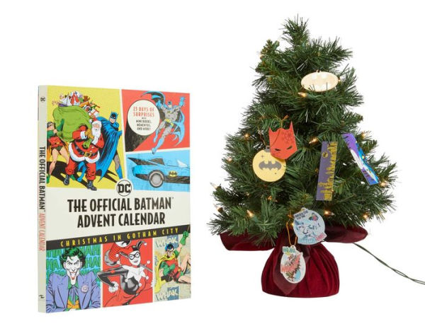 The Official BatmanT Advent Calendar: Christmas in Gotham City: 25 Days of Surprises with Mini Books, Mementos, and More! (Batman Books, Fun Holiday Advent Calendar, Super Hero)