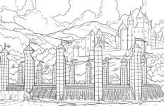 Alternative view 2 of Harry Potter: Gryffindor House Pride: The Official Coloring Book: (Gifts Books for Harry Potter Fans, Adult Coloring Books)