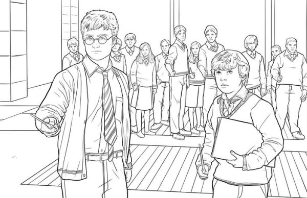 Here's a Sneak Peek of the Upcoming Harry Potter Coloring Book! - BookPal