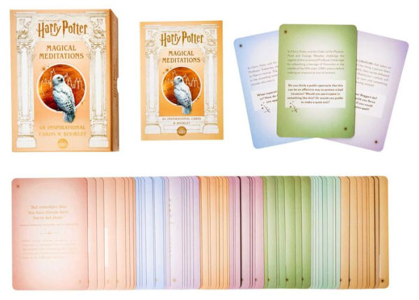 Harry Potter: Magical Meditations: 64 Inspirational Cards Based on the Wizarding World (Harry Potter Inspiration, Gifts for Harry Potter Fans)