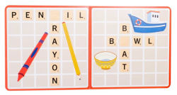 Alternative view 8 of Scrabble: First Words: (Interactive Books for Kids Ages 0+, First Words Board Books for Kids, Educational Board Books for Kids)