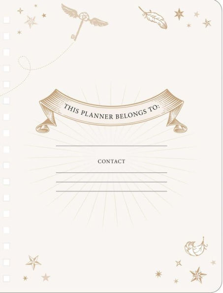 Harry Potter: Floral Fantasy 12-Month Undated Planner: (Harry Potter School Planner School, Harry Potter Gift, Harry Potter Stationery, Undated Planner)