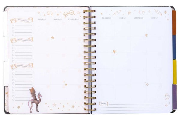 Harry Potter: Floral Fantasy 12-Month Undated Planner: (Harry Potter School Planner School, Harry Potter Gift, Harry Potter Stationery, Undated Planner)