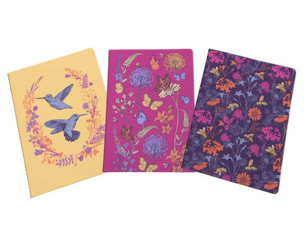 Pollinators Sewn Notebook Collection (Set of 3)