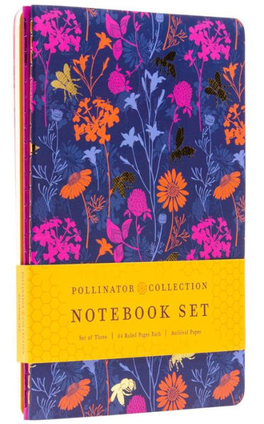 Pollinators Sewn Notebook Collection (Set of 3)