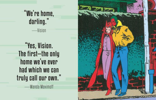 Marvel: The Tiny Book of Scarlet Witch and Vision: (Wanda Maximoff and Vision Comics, Geeky Novelty Gifts for Marvel Fans)