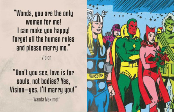 Marvel: The Tiny Book of Scarlet Witch and Vision: (Wanda Maximoff and Vision Comics, Geeky Novelty Gifts for Marvel Fans)