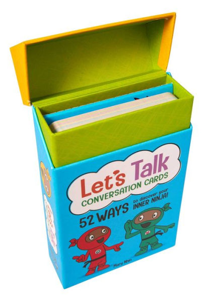 Ninja Life Hacks: Let's Talk Conversation Cards: (Children's Daily Activities Books, Children's Card Games Books, Children's Self-Esteem Books, Social Skills Activities for Kids)