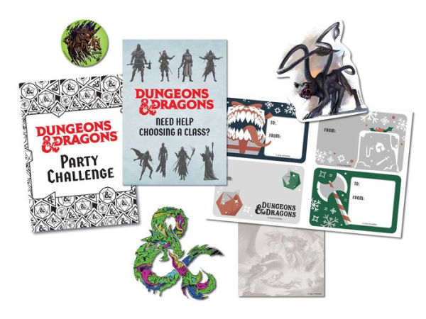 Dungeons & Dragons: The Official Countdown Gift Calendar: 25 Days of Mini Books, Mementos, and More!
