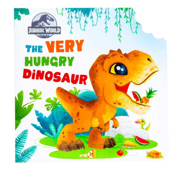 Jurassic World: The Very Hungry Dinosaur: (Concepts Board Books for Kids, Educational PlayPop)