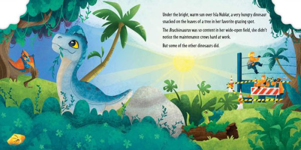 Jurassic World: The Very Hungry Dinosaur: (Concepts Board Books for Kids, Educational PlayPop)