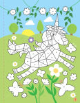 Alternative view 10 of Mindful Sticker By Number: Unicorns: (Sticker Books for Kids, Activity Books for Kids, Mindful Books for Kids)