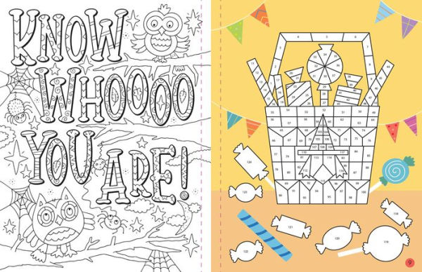 Mindful Sticker By Number: Halloween: (Sticker Books for Kids, Activity Books for Kids, Mindful Books for Kids)