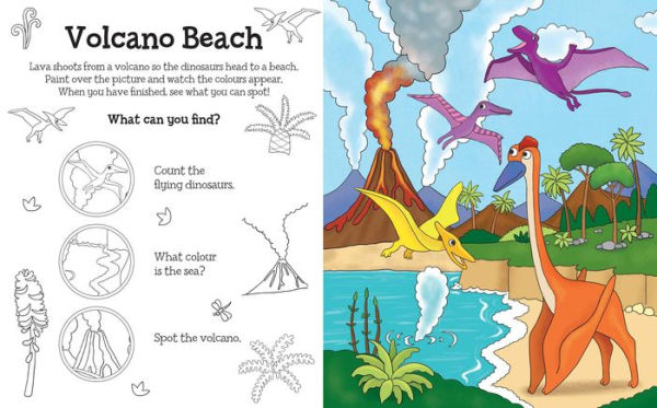 Magical Water Painting: Amazing Dinosaurs - (iseek) By Insight Kids  (paperback) : Target