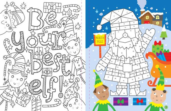 Mindful Sticker By Number: Christmas: (Sticker Books for Kids, Activity Books for Kids, Mindful Books for Kids, Christmas Books for Kids)
