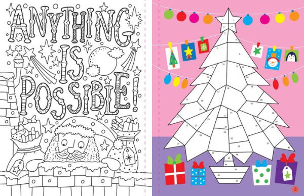 Mindful Sticker By Number: Christmas: (Sticker Books for Kids, Activity Books for Kids, Mindful Books for Kids, Christmas Books for Kids)