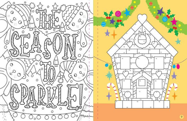 Mindful Sticker By Number: Christmas: (Sticker Books for Kids, Activity Books for Kids, Mindful Books for Kids, Christmas Books for Kids)
