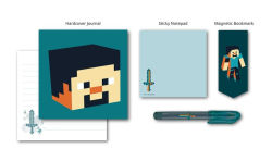 Alternative view 2 of Minecraft: Steve Block Stationery Set
