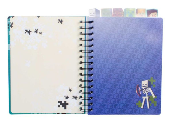 New Minecraft Spiral Notebook Scratch and Sticker Journal.