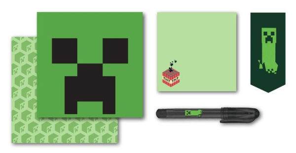 Minecraft: Creeper Block Stationery Set