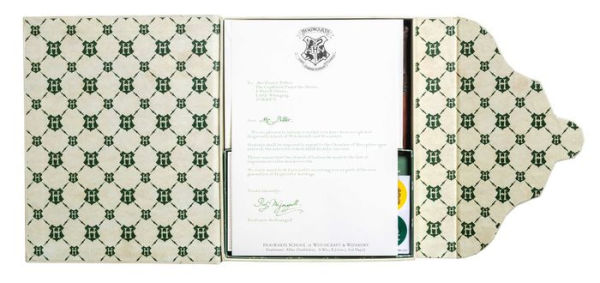 Harry Potter: Hogwarts Acceptance Letter Stationery Set by