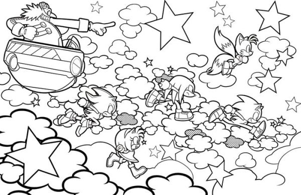Sonic the Hedgehog: The Official Coloring Book