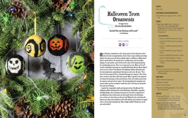 Disney Tim Burton's The Nightmare Before Christmas: The Official Knitting Guide to Halloween Town and Christmas Town