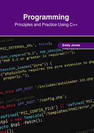 Title: Programming: Principles and Practice Using C++, Author: Emily Jones