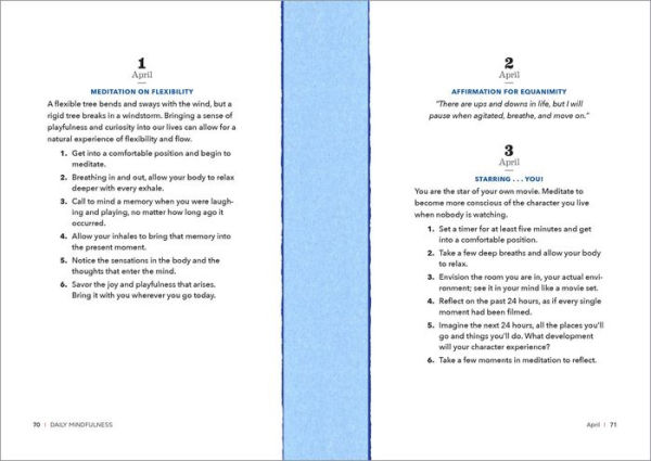 Daily Mindfulness: 365 Exercises to Deepen Your Practice and Find Peace