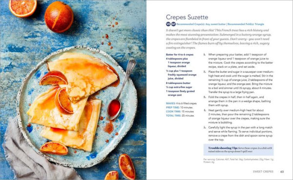 The Crepe Recipe Book for Beginners: 60+ Sweet and Savory Crepes