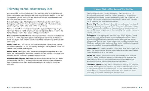 Anti-Inflammatory Diet Meal Prep: 6 Weekly Plans and 80+ Recipes to Simplify Your Healing