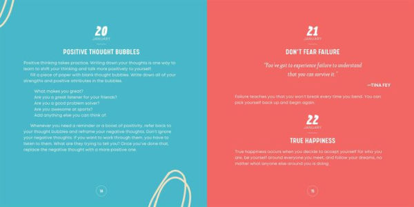 A Year of Positive Thinking for Teens: Daily Motivation to Beat Stress, Inspire Happiness, and Achieve Your Goals