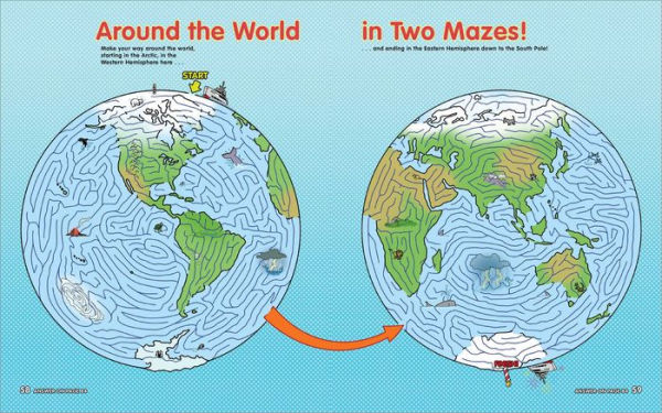 Challenging Mazes for Kids: 75 Full-Color Mazes Including FInd-the-Item and 3-D Fun!