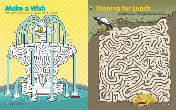 Challenging Mazes for Kids: 75 Full-Color Mazes Including FInd-the-Item and 3-D Fun!