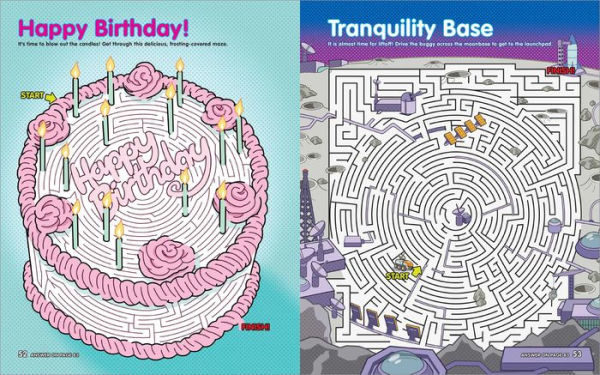 Challenging Mazes for Kids: 75 Full-Color Mazes Including FInd-the-Item and 3-D Fun!