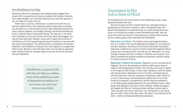 the Mindfulness Workbook for Depression: Effective Strategies to Cultivate Positivity from Inside Out