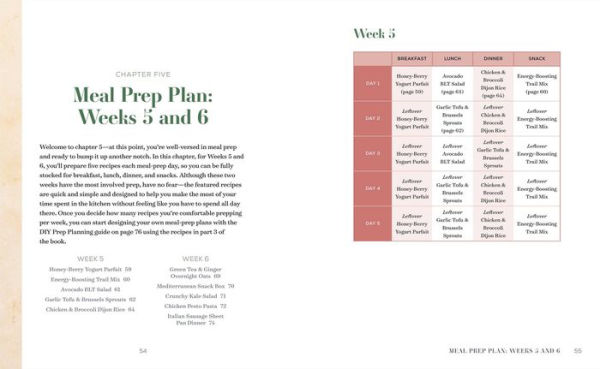 Clean Eating Meal Prep: 6 Weekly Plans and 75 Recipes for Ready-to-Go Meals