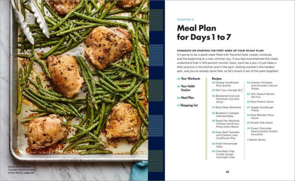 The 30-Day Healthy Weight Loss Plan and Cookbook: 100 Easy Recipes Workouts for a Balanced Life