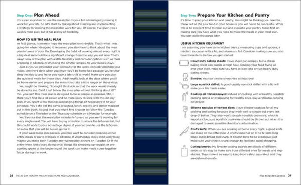 The 30-Day Healthy Weight Loss Plan and Cookbook: 100 Easy Recipes Workouts for a Balanced Life