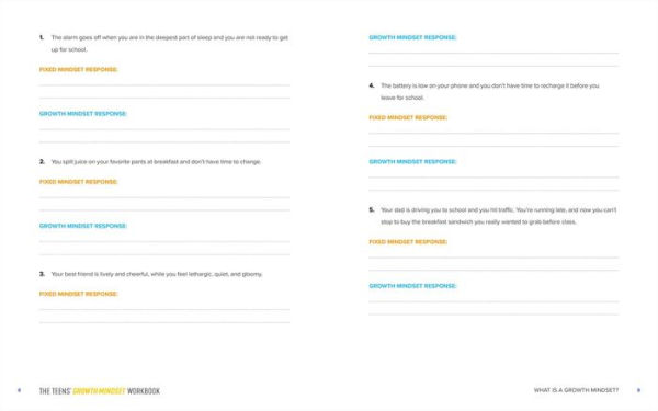 The Teens' Growth Mindset Workbook: Embrace Challenges, Build Resilience, and Achieve Your Goals