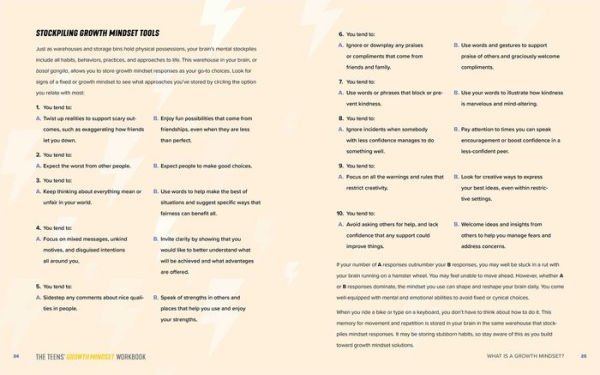 The Teens' Growth Mindset Workbook: Embrace Challenges, Build Resilience, and Achieve Your Goals