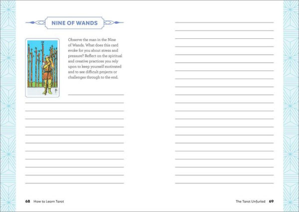 How to Learn Tarot: A Guided Tarot Journal with Intuitive Prompts and Spreads