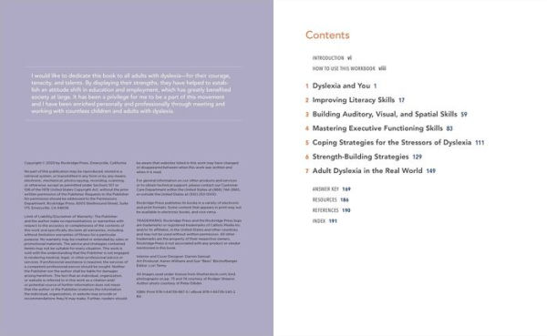 The Dyslexia Workbook for Adults: Practical Tools to Improve Executive Functioning, Boost Literacy Skills, and Develop Your Unique Strengths