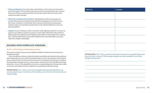 The Dyslexia Workbook for Adults: Practical Tools to Improve Executive Functioning, Boost Literacy Skills, and Develop Your Unique Strengths