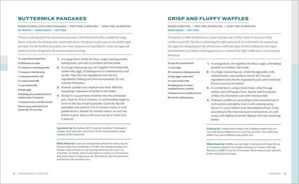 Simple Recipes, Good Food: A Cookbook