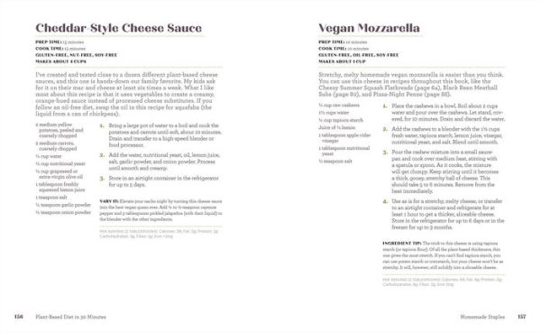 Plant-Based Diet 30 Minutes: 100 Fast & Easy Recipes for Busy People