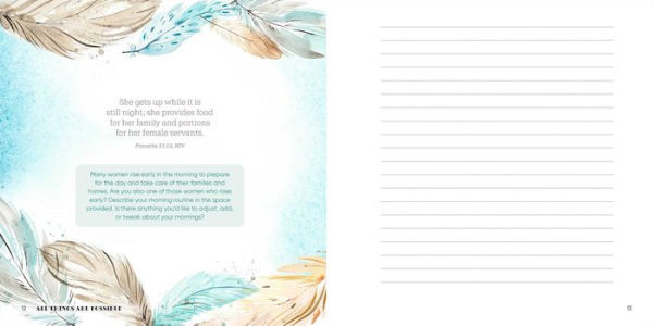 All Things Are Possible: A Guided Journal for Christian Women with Inspiring Bible Verses and Creative Prompts