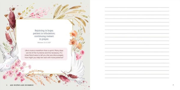 All Things Are Possible: A Guided Journal for Christian Women with Inspiring Bible Verses and Creative Prompts