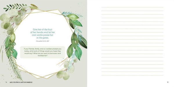 All Things Are Possible: A Guided Journal for Christian Women with Inspiring Bible Verses and Creative Prompts